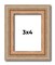 Photo Size Deco Brown Picture Frame - UV Acrylic, Foam Board Backing, Hanging Hardware